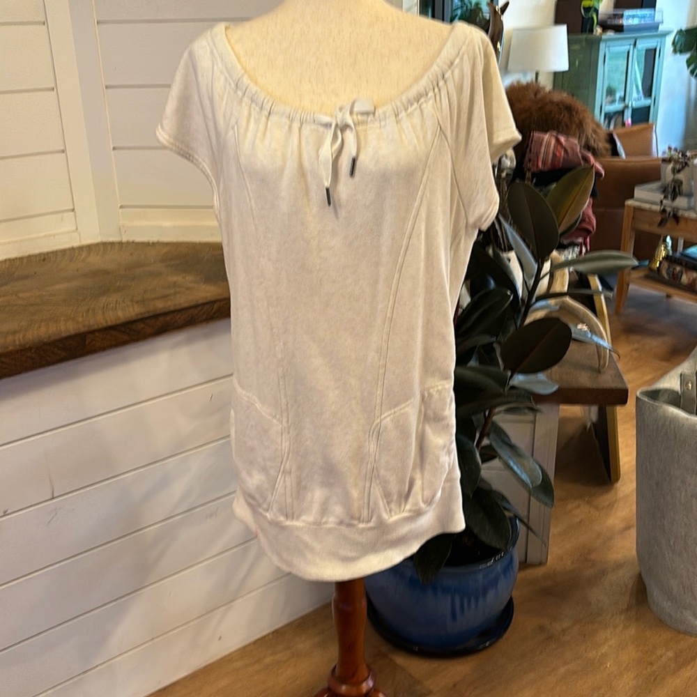 LOLE cream sweatshirt dress